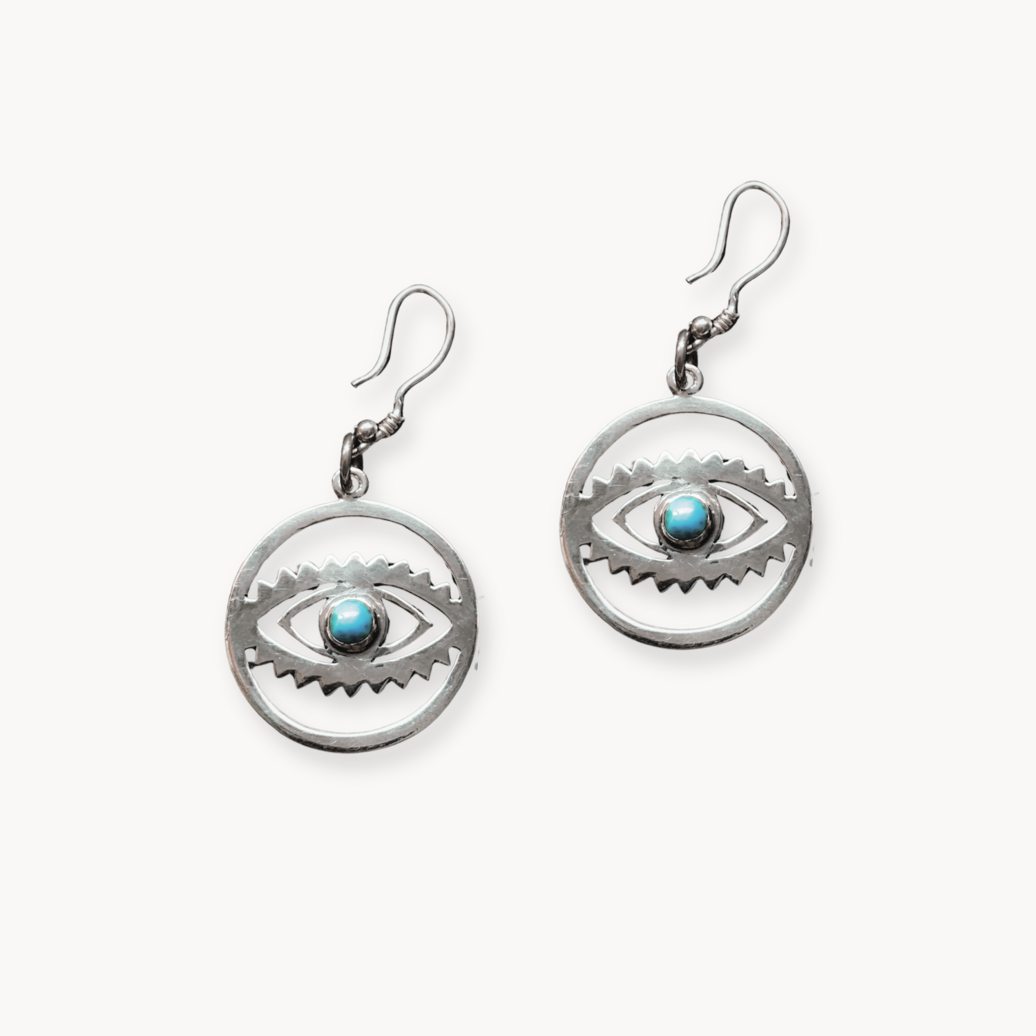 Mystic Eye Turquoise Earrings