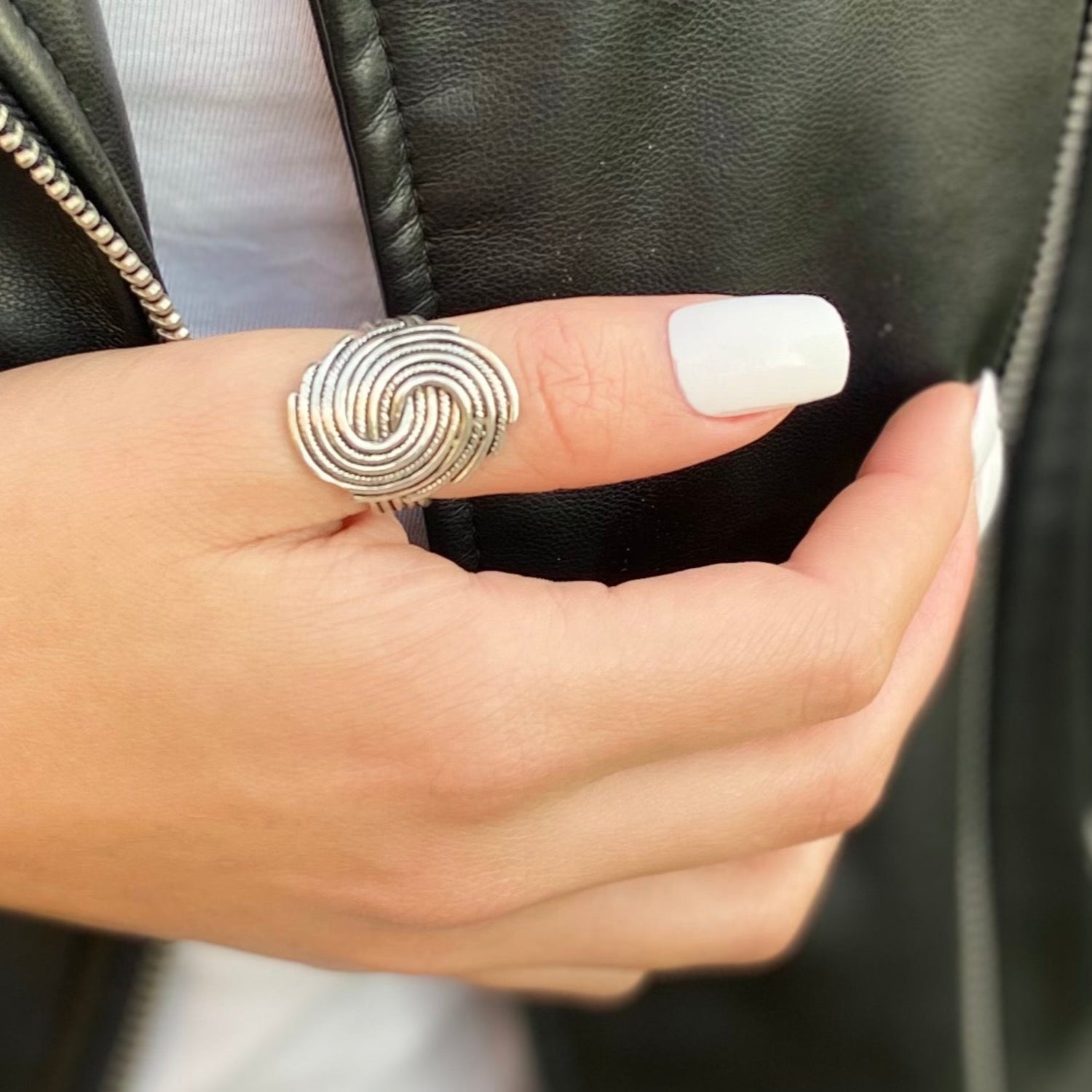 Spiral Serenity Ring