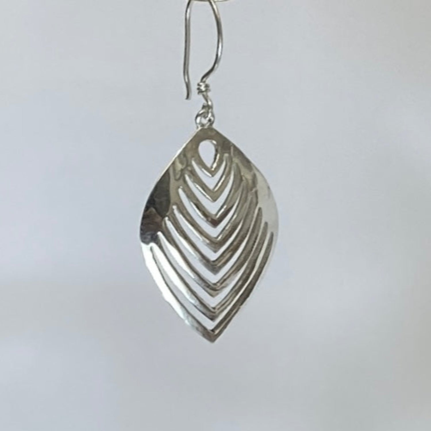 Silver Leaf Harmony Earrings