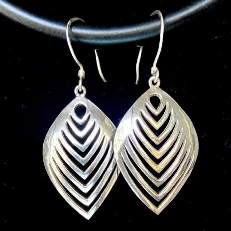 Silver Leaf Harmony Earrings