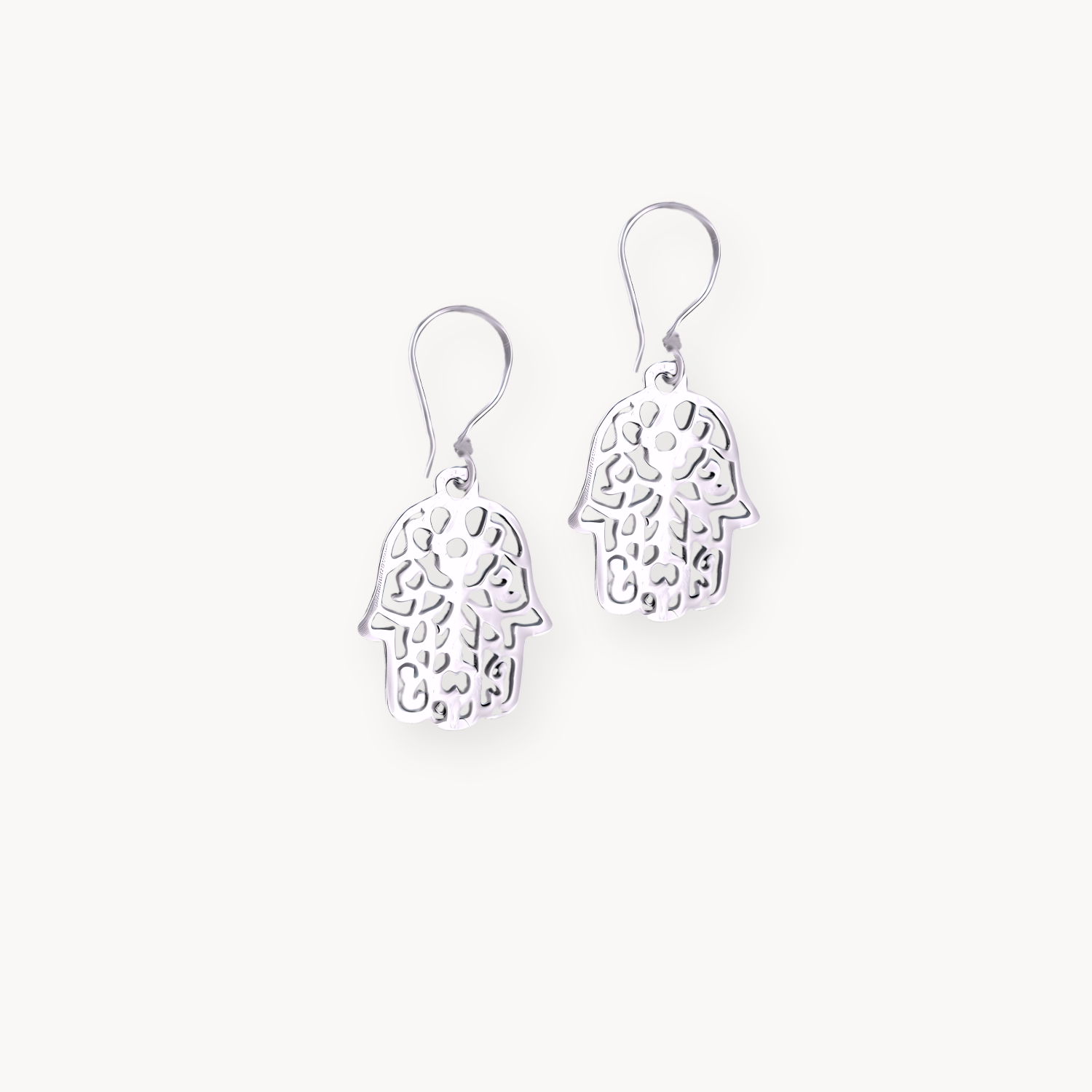 Sacred Hamsa Filigree Earrings