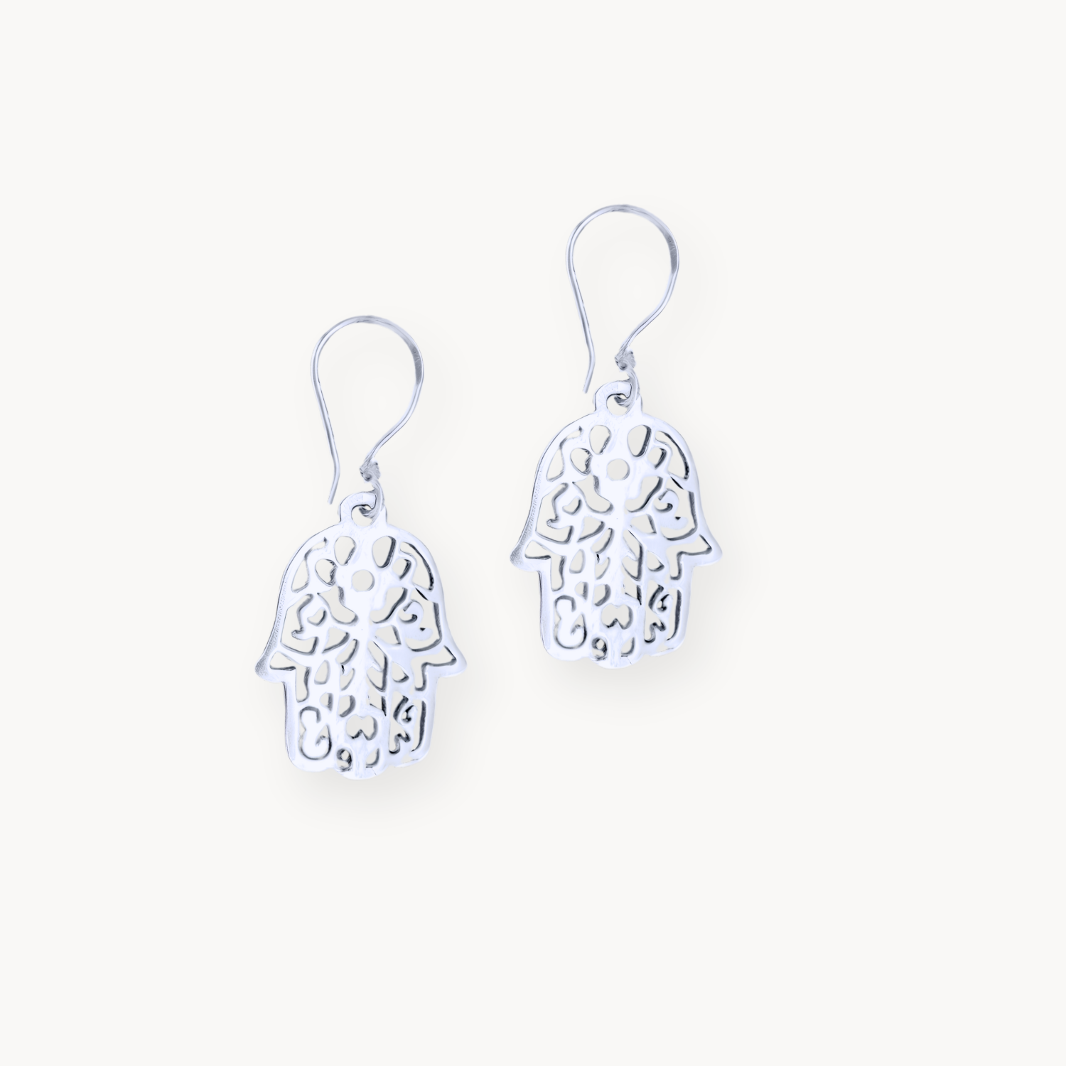 Sacred Hamsa Filigree Earrings