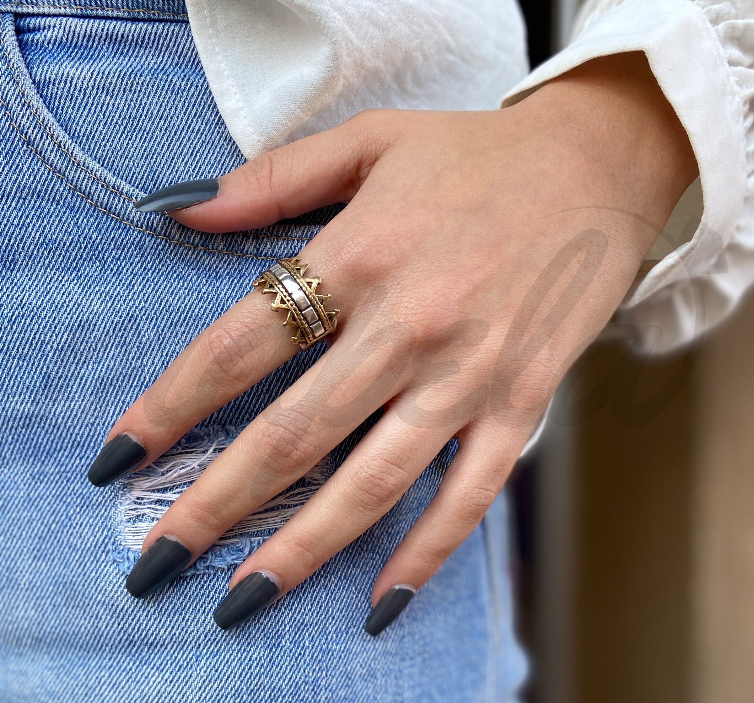 Silver & Gold Plated Ring