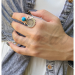 Load image into Gallery viewer, Arabic Coin Ring (2)
