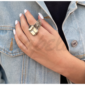 Pharaonic Silver Ring