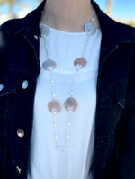 Load image into Gallery viewer, Long Crescents Necklace
